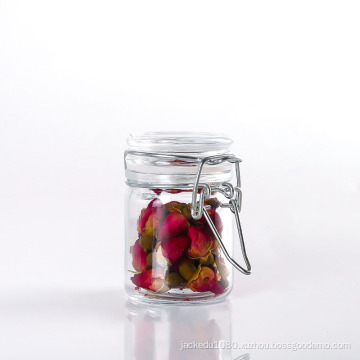 Sealed Transparent Glass Jar Kitchen bottle